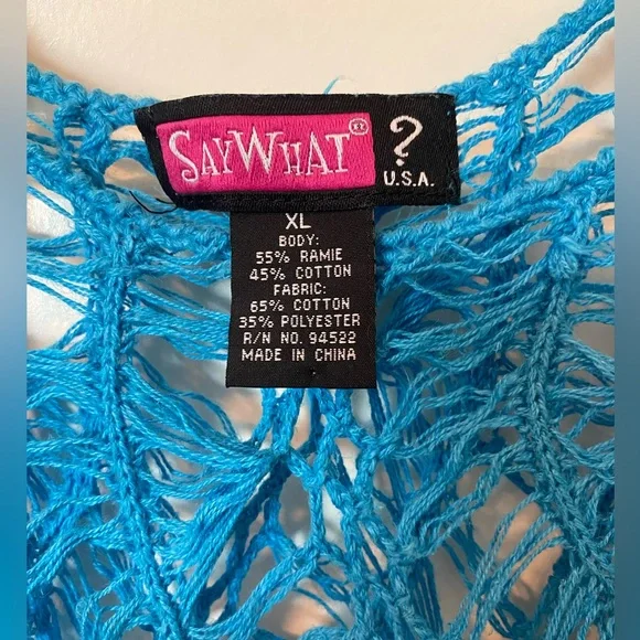 Y2k crochet knit fairy top - Picture 4 of 4